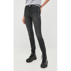 Czarne jeansy Karl Lagerfeld w stylu casual