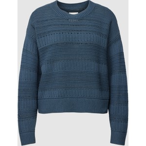 Granatowy sweter Part Two z bawełny
