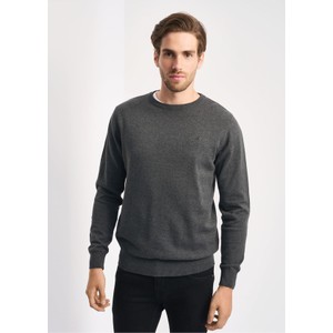 Sweter Ochnik z okrągłym dekoltem w stylu casual z bawełny