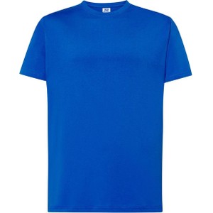 Niebieski t-shirt JK Collection z bawełny