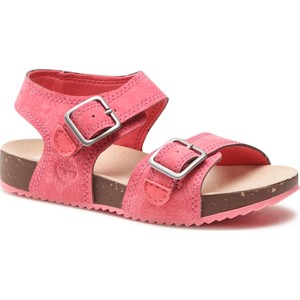 Różowe buty dziecięce letnie Timberland dla dziewczynek na rzepy