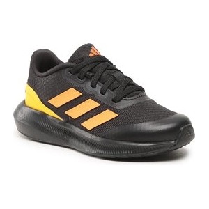 Czarne buty sportowe dziecięce Adidas sznurowane