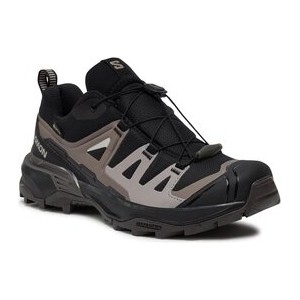 Czarne buty trekkingowe Salomon z goretexu