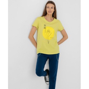 T-shirt Outhorn z krótkim rękawem z bawełny z okrągłym dekoltem