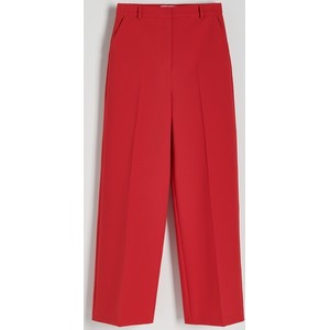 Czerwone spodnie Reserved w stylu retro