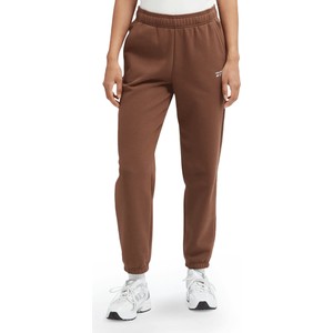Brązowe spodnie New Balance w sportowym stylu z bawełny
