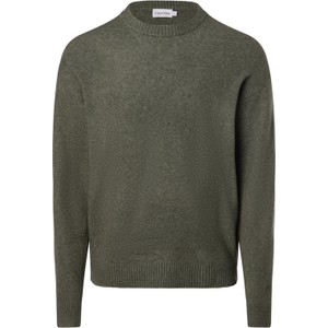 Sweter Calvin Klein w stylu casual z okrągłym dekoltem