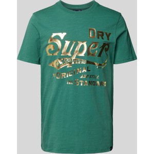 T-shirt Superdry z bawełny z nadrukiem