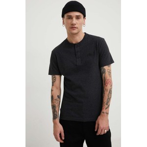 Czarny t-shirt Superdry z bawełny z krótkim rękawem