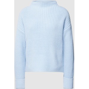 Niebieski sweter Selected Femme z bawełny