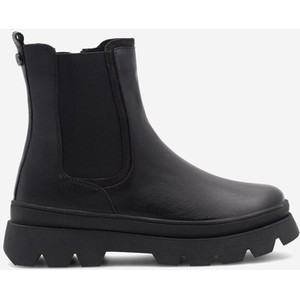 Czarne buty dziecięce zimowe Badura dla chłopców