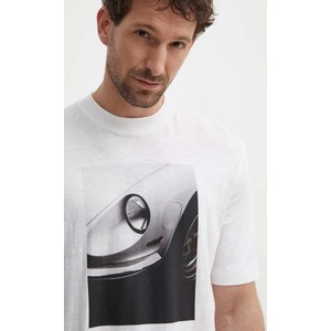 T-shirt Sisley z krótkim rękawem z bawełny