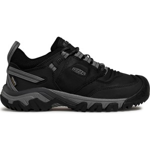 Czarne buty trekkingowe Keen sznurowane