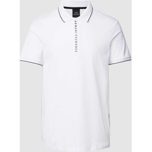 Koszulka polo Armani Exchange w stylu casual z krótkim rękawem z bawełny