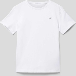 Koszulka dziecięca Calvin Klein dla chłopców z bawełny