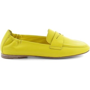 Żółte buty Kennel + Schmenger z płaską podeszwą