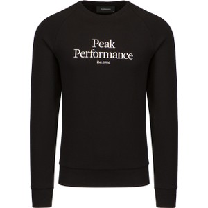 Czarna bluza Peak performance z bawełny w młodzieżowym stylu