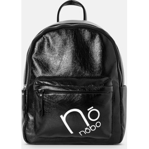 Czarny plecak NOBO ze skóry ekologicznej