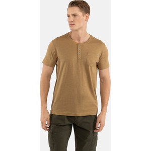 T-shirt Volcano z krótkim rękawem w stylu casual z bawełny