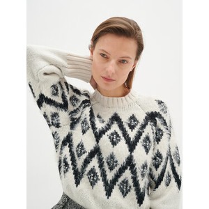 Sweter InWear w bożonarodzeniowy wzór w stylu casual