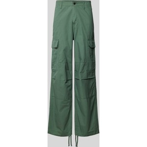 Zielone spodnie Carhartt WIP z bawełny