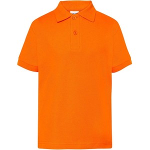 Pomarańczowa koszulka dziecięca JK Collection z bawełny dla chłopców