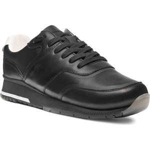 Czarne buty sportowe Gino Rossi w sportowym stylu