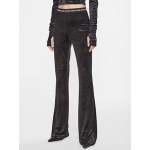Czarne spodnie Versace Jeans w stylu retro