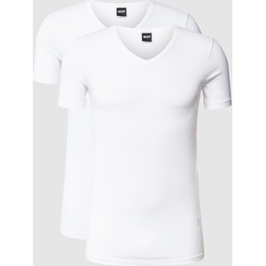 Hugo Boss T-shirt z dekoltem w serek w zestawie 2 szt. model ‘Modern’