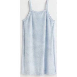 Niebieska sukienka H & M trapezowa
