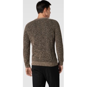 Sweter Ragman z okrągłym dekoltem z bawełny