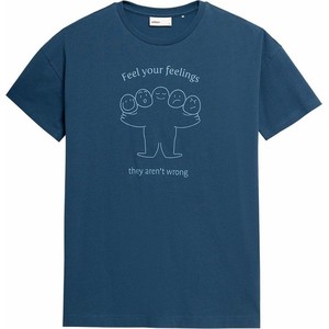 T-shirt Outhorn w młodzieżowym stylu z bawełny