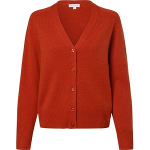 Czerwony sweter brookshire z wełny