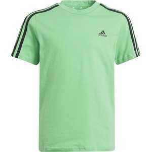 Zielona bluzka dziecięca Adidas z krótkim rękawem