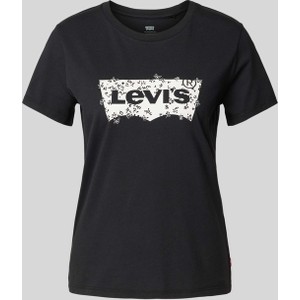T-shirt Levis z okrągłym dekoltem w młodzieżowym stylu