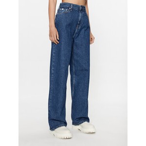 Granatowe jeansy Calvin Klein