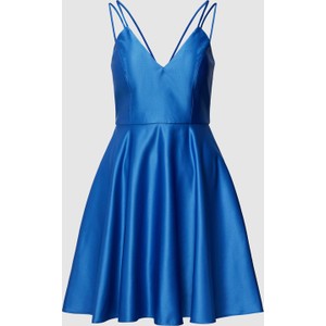 Niebieska sukienka Jake*s mini bez rękawów