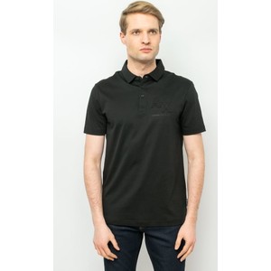 Czarna koszulka polo Armani Exchange w stylu casual z bawełny