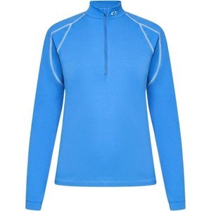 Niebieska bluzka Oakley w sportowym stylu z golfem z długim rękawem