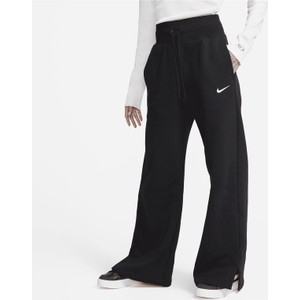 Czarne spodnie Nike w sportowym stylu z dresówki