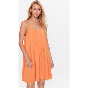 Pomarańczowa sukienka JDY mini w stylu casual