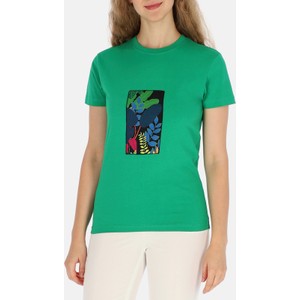T-shirt POTIS & VERSO w młodzieżowym stylu z krótkim rękawem z okrągłym dekoltem