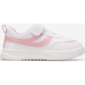 Różowe buty sportowe dziecięce Zapatos dla dziewczynek na rzepy