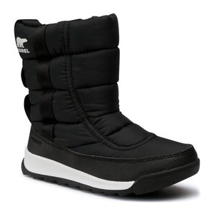 Czarne buty dziecięce zimowe Sorel dla chłopców