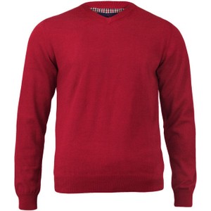 Czerwony sweter Adriano Guinari z bawełny w stylu casual
