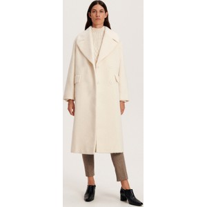 Płaszcz Reserved w stylu casual z tkaniny