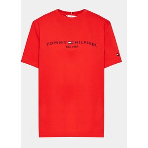 T-shirt Tommy Hilfiger z okrągłym dekoltem z krótkim rękawem w młodzieżowym stylu
