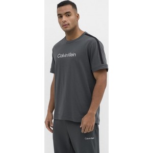 T-shirt Calvin Klein w sportowym stylu z krótkim rękawem z bawełny
