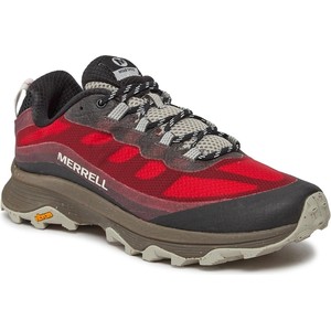 Czerwone buty trekkingowe Merrell