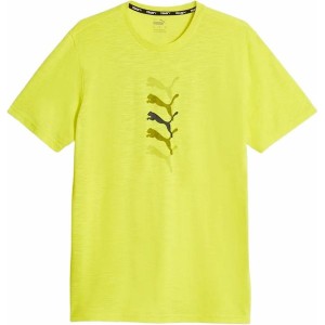 Żółty t-shirt Puma w sportowym stylu